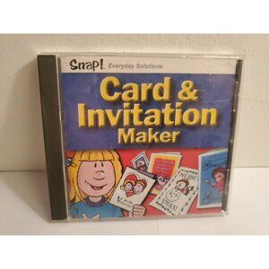 Snap! Everyday Solutions: Card & Invitation Maker (PC, 2002, Topics)